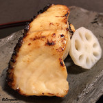 御料理 寺沢 - 鱸 酒盗焼