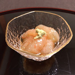 御料理 寺沢 - 甘海老 赤酒漬