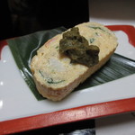 旬魚たつみ - オリジナルの蟹の身入り出し巻玉子