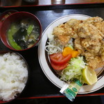 みのや - 鶏から揚げ定食850円