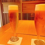 鮨・串揚げ 春夏秋冬 - 生ビール