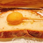 鮨・串揚げ 春夏秋冬 - からし蓮根まんじゅう