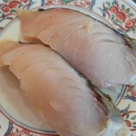 廻鮮寿司 塩釜港 - サワラ( ﾟДﾟ)ｳﾏｰ！サワラは炙ると本当美味しい♪