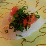 廻鮮寿司 塩釜港 - 活〆カワハギ