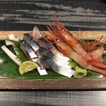 圭蔵 - 甘えびとしめさば