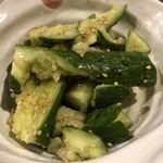 圭蔵 - きゅうりのごま塩たたき