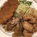 kitichen JIRO - メンチカツとスタミナ焼・から揚げ（アップ１）