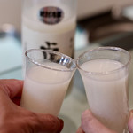 ルッカ - 虎マッコリで乾杯〜♪