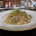 トリワイン ＰＩＫＯＳＨＨＨＵ - 本日のクリームパスタ