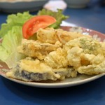 陸奥 こむらさき - 春菜の天ぷら(おすそ分け)