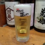 やきとり 正や - 生ビール