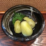 よねさん - ひすいナス白じょうゆ仕立て