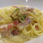 コモードキッチン - 青とうがらしのカルボナーラ