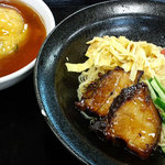 Gyouza No Oushou - 炙りチャーシュー冷麺と天津飯セット
