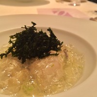 エディション・コウジ シモムラ - 牡蠣の冷製・柑橘・海苔