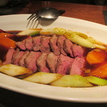 中国四川酒家 蔓山 - フランス産鴨のポワレ　富有柿の甘酢唐辛子ソース