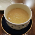 蕎麦懐石 義 - 白子茶碗蒸し