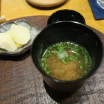 寛幸 - 30年12月　味噌汁、お新香