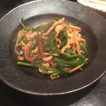 善道 - 青椒肉絲 1200円