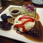 ロイン - ミックスグリル定食