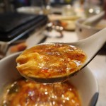 生ホルモン処 おさむちゃん。 - この表面張力、旨味が伝わるかな？