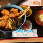 女川海の膳ニューこのり - 活穴子天丼地元産活〆穴子使用