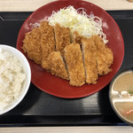 かつや - ダブルロースカツ定食♪ 790円