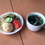 Raimu - ミニサラダとカップスープ各50円