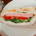Ueshimakohiten - ハム野菜サンド