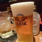 Washoku Bishu Horibe E - サッポロ・クラシックの生ビールは最高☆