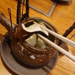 露石 - こんな松茸がゴロゴロ入っています