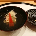 馬車道 大かわ - 鮟肝真丈の椀