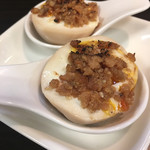 呼び戻しとんこつ 光四郎 - おつまみ玉子