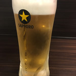 呼び戻しとんこつ 光四郎 - 生ビール