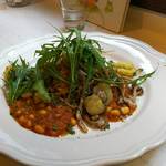 40計画 - 私の日替わりカレー　今日はさつまいもとたくさんの野菜のカレー。トマトやタマネギがたくさん煮込まれたルゥ。　800円