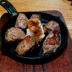 旬菜かがりび - 牛カットステーキ