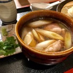 讃岐つけ麺 寒川 - 京鴨とネギのつけ麺（中盛り、1,200円）_2018年12月