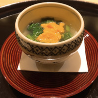 祇園 又吉 - 雲丹、湯葉の葛湯