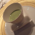 レストラン サンパウ - Deustacion　バジルのスープ