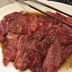 食道楽 - 黒毛和牛モモ肉アップ