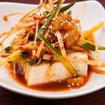 Korean-style cold tofu