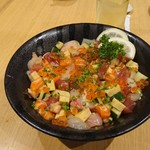 Sushi Hiro - 1811_Sushi Hiro PIK_Barachirashi@120,000Rp(バラチラシ)彩りも良く視覚にも嬉しい一品です！