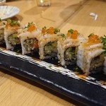 Sushi Hiro - 1811_Sushi Hiro PIK_Aburi salmon cheese role@130,000Rp(炙りサーモンチーズロール)