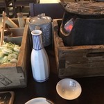 駒形どぜう 本店 - 熱燗 平形お猪口