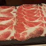 たべどころ絆 連 - 栗豚１００ｇ＠８８０