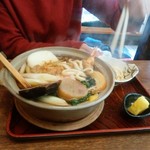 長寿庵 - 鍋焼きうどん1200円