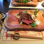 レストラン 牛石 - 特選ヒレステーキ、全体図