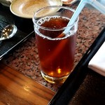 鉄板焼ステーキ 一ッ葉ミヤチク - ウーロン茶