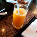 鉄板焼ステーキ 一ッ葉ミヤチク - オレンジジュース