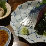 Kona kara - 〆鯖刺し かきオイル漬